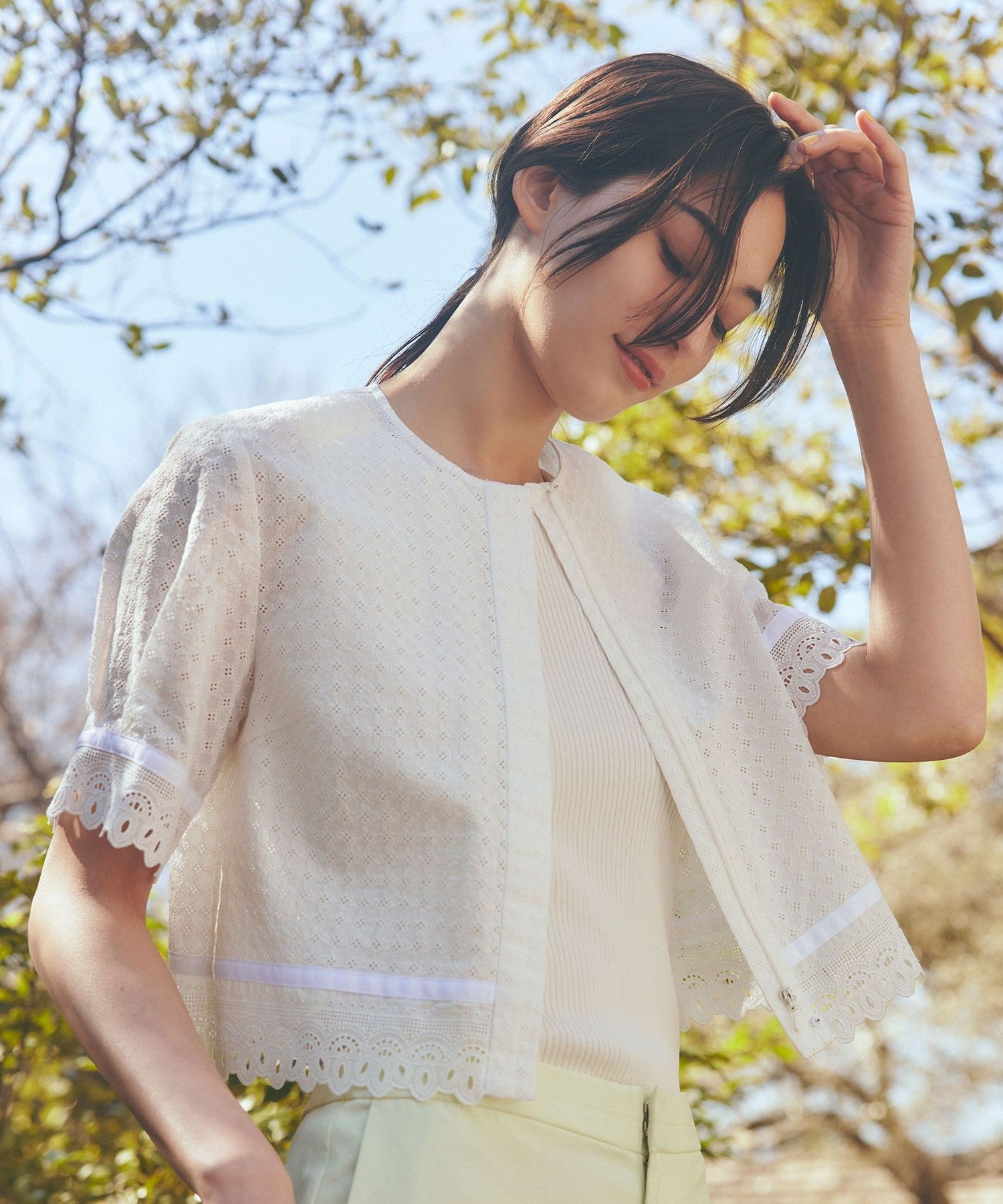 2231-V5E0755802__,02,モデル身長178cm 着用サイズ：38