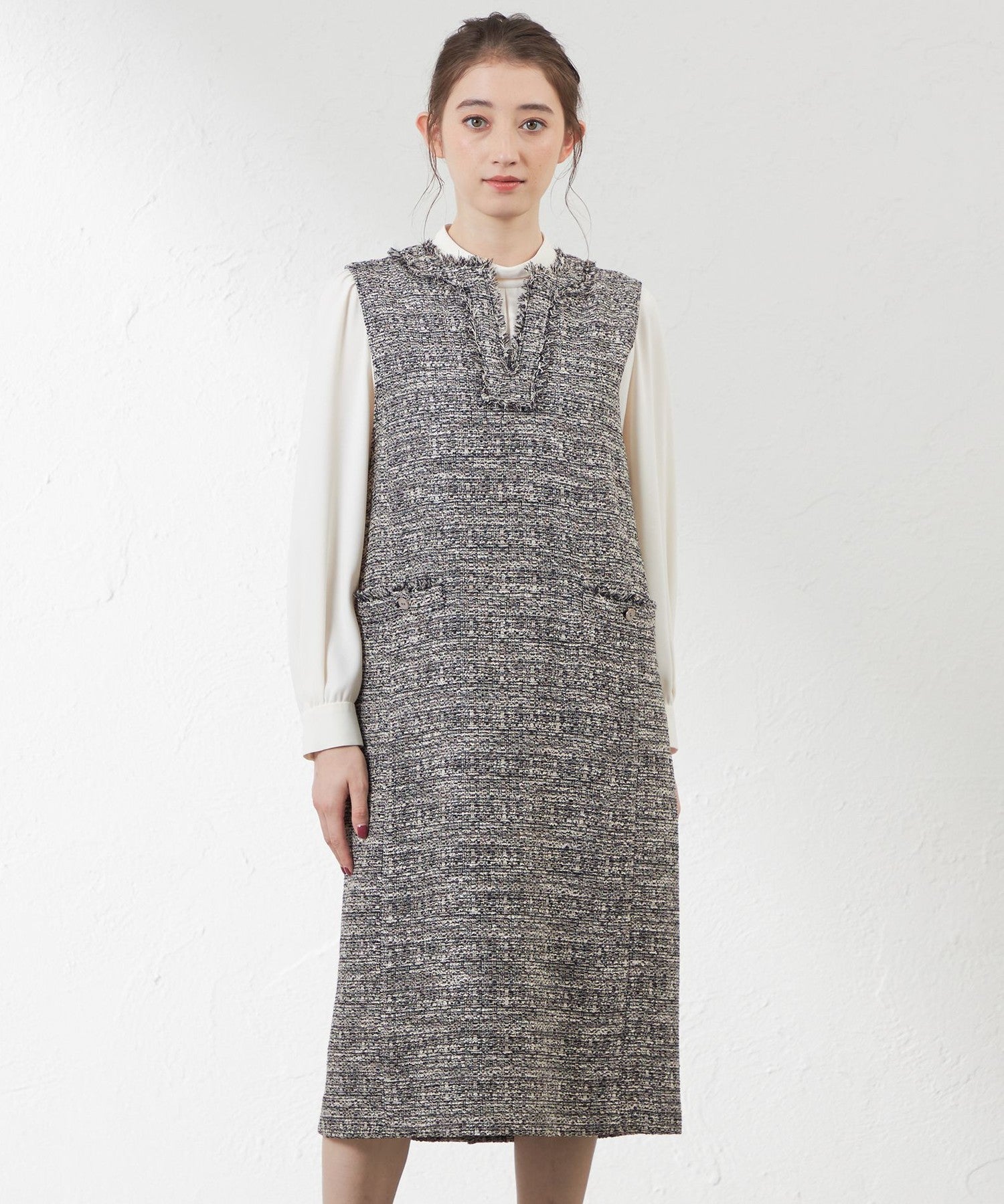 2231-V5J0743306__,06,モデル身長164cm 着用サイズ：38