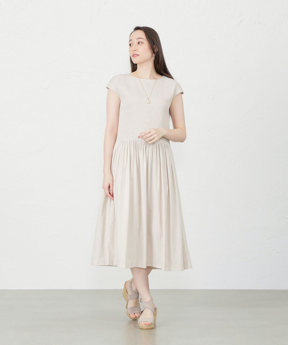 ソフトスラブシャーリーワンピース(ワンピース)｜AMACA(アマカ