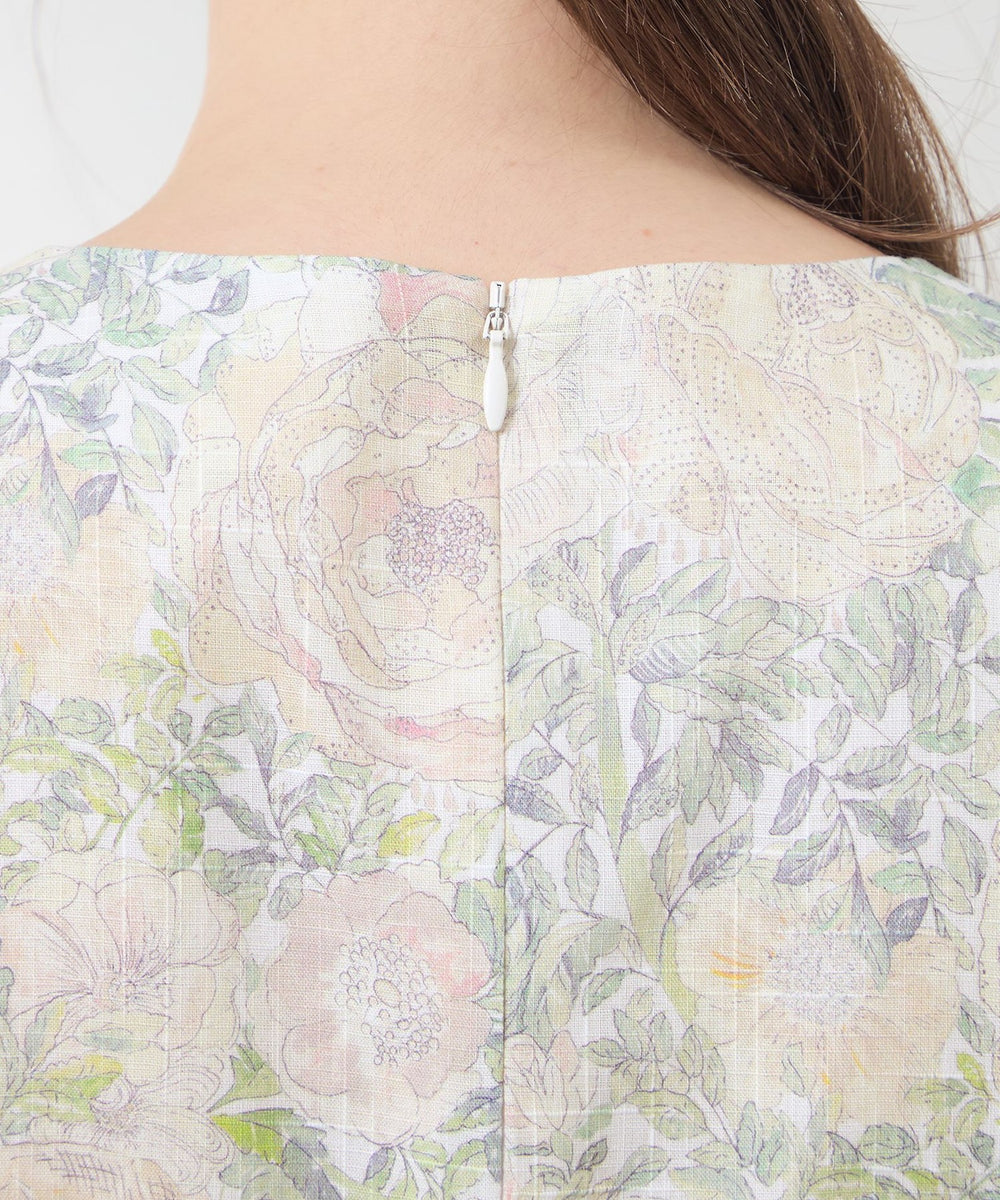 Rose Xanthe フレンチスリーブワンピース(ワンピース)｜AMACA