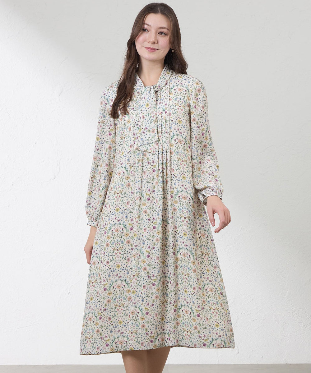 LIBERTY】ARCHWAY ボウタイワンピース(ワンピース)｜AMACA(アマカ)の