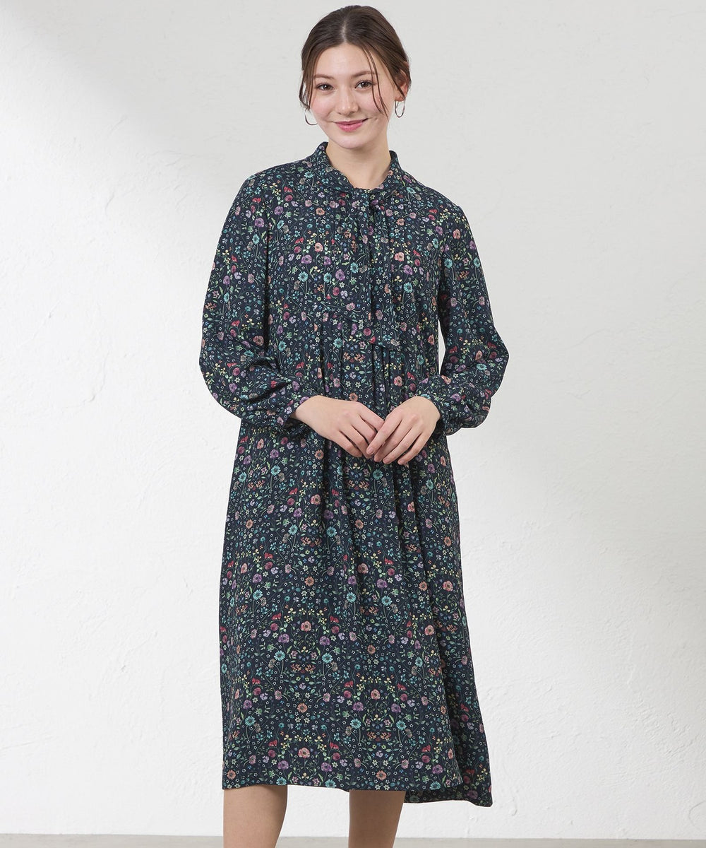 LIBERTY】ARCHWAY ボウタイワンピース(ワンピース)｜AMACA(アマカ)の