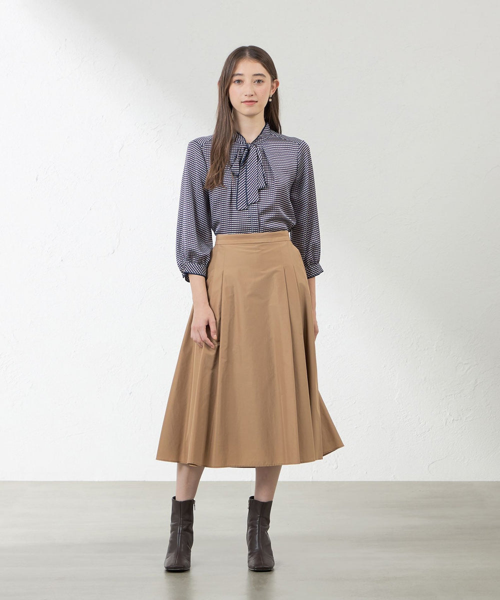 アバカスドットプリントボウタイブラウス(トップス)｜AMACA(アマカ)の