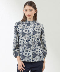 美品 2024SS アマカ リバティ MEGUMIタナローンシャツ 完売品 美品 2024SS アマカ リバティ MEGUMIタナローンシャツ 完売品