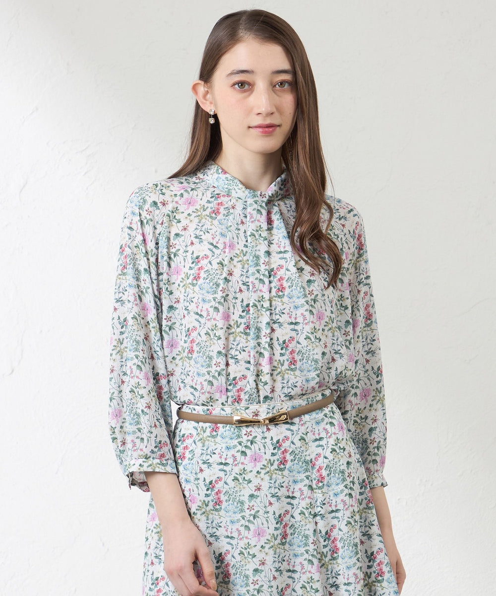 LIBERTY】BOTANIST'S JOURNEY タックブラウス(トップス)｜AMACA(アマカ