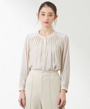 Miccaページ 割繊デシンブラウス(トップス)｜AMACA(アマカ)のファッション通販