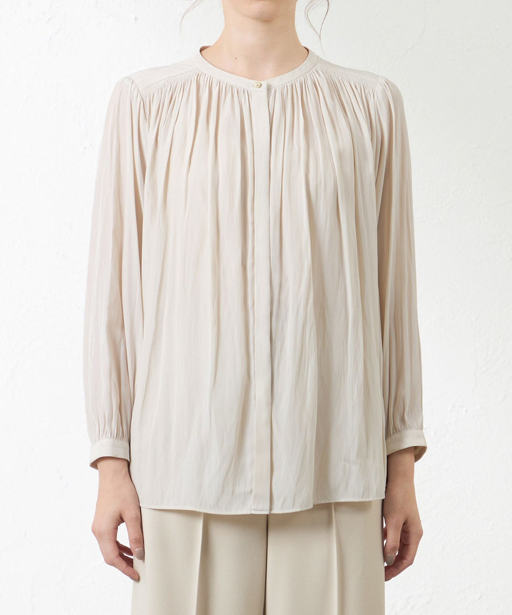 トップス Shin 割繊デシンブラウス(トップス)｜AMACA(アマカ)のファッション通販