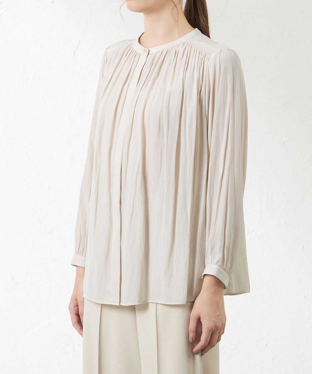 割繊デシンブラウス(トップス)｜AMACA(アマカ)のファッション通販