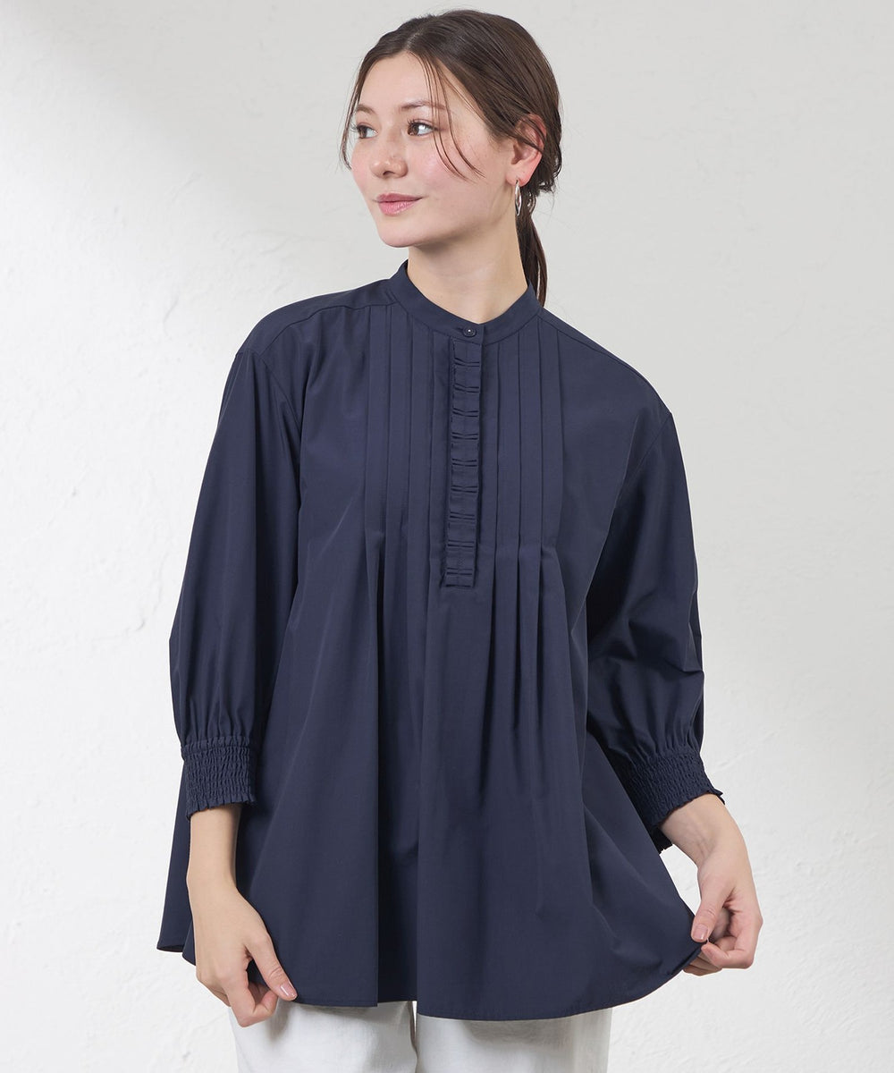 バンブークロスタックフリルブラウス(トップス)｜AMACA(アマカ)の