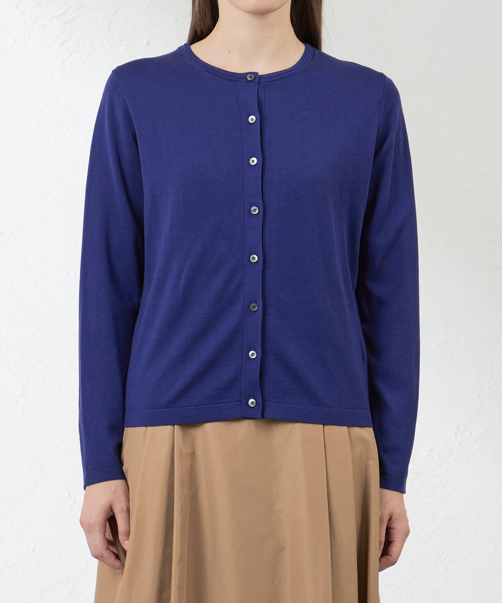 シルクコットンベーシックカーデ(トップス)｜AMACA(アマカ)の