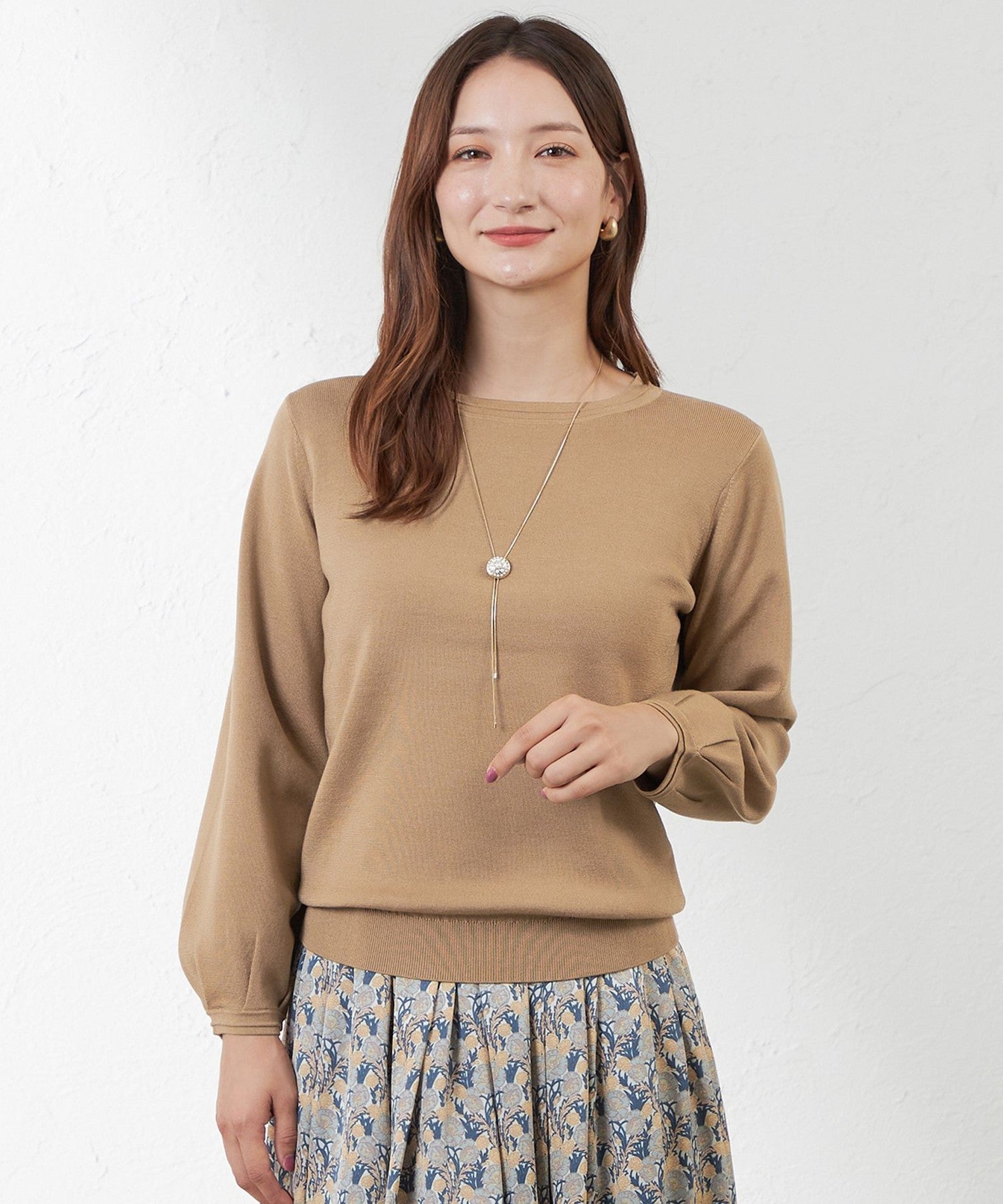 2231-V5N0541940__,40,モデル身長165cm 着用サイズ：38