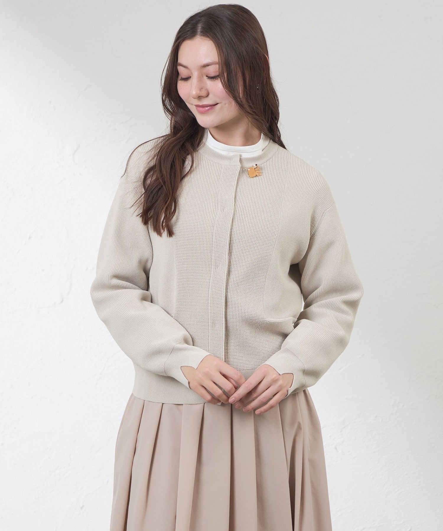 2231-V5N0671640__,40,モデル身長164cm 着用サイズ：38