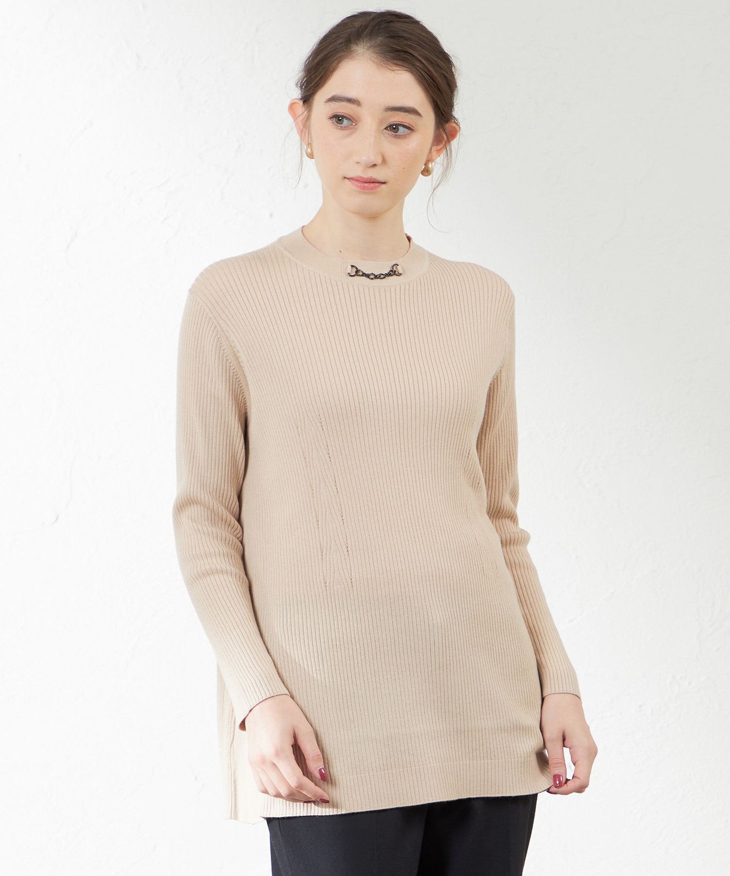 2231-V5N0742340__,40,モデル身長164cm 着用サイズ：38