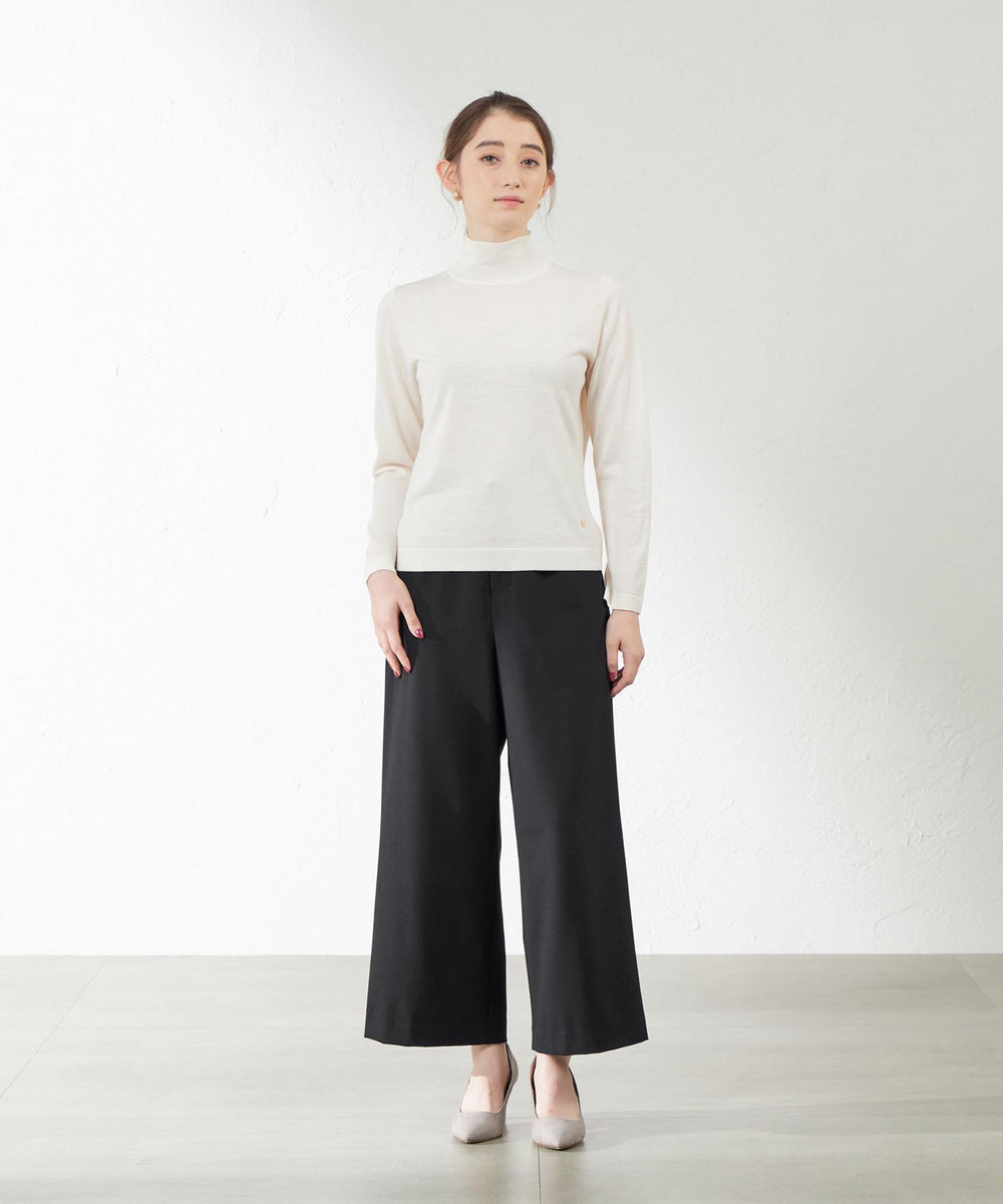 STORY掲載】【マイベーシックニット】ハイネックプルオーバーニット