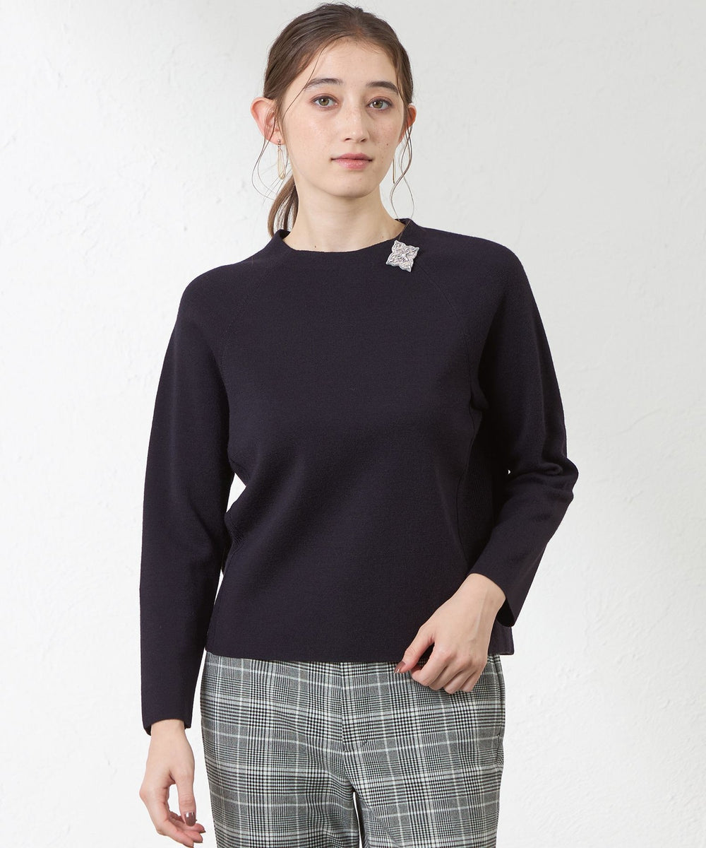 ウールミックスミラノリブニットプルオーバー(トップス)｜AMACA(アマカ