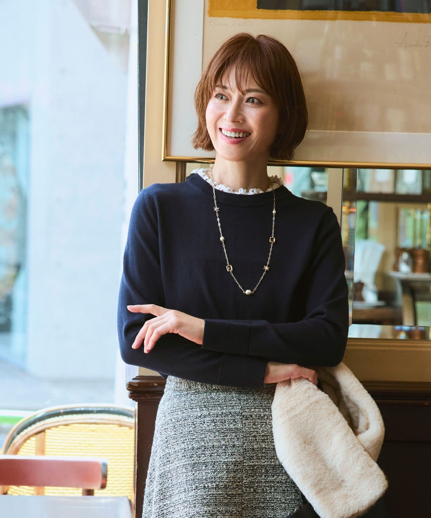 2231-V5N2064229__,29,モデル身長168cm 着用サイズ：38