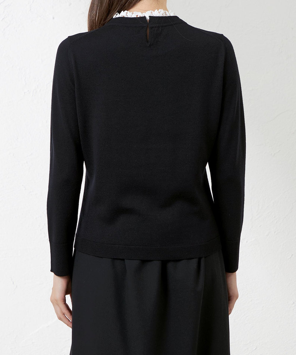 レース襟ニット(トップス)｜AMACA(アマカ)のファッション通販 - SANYO