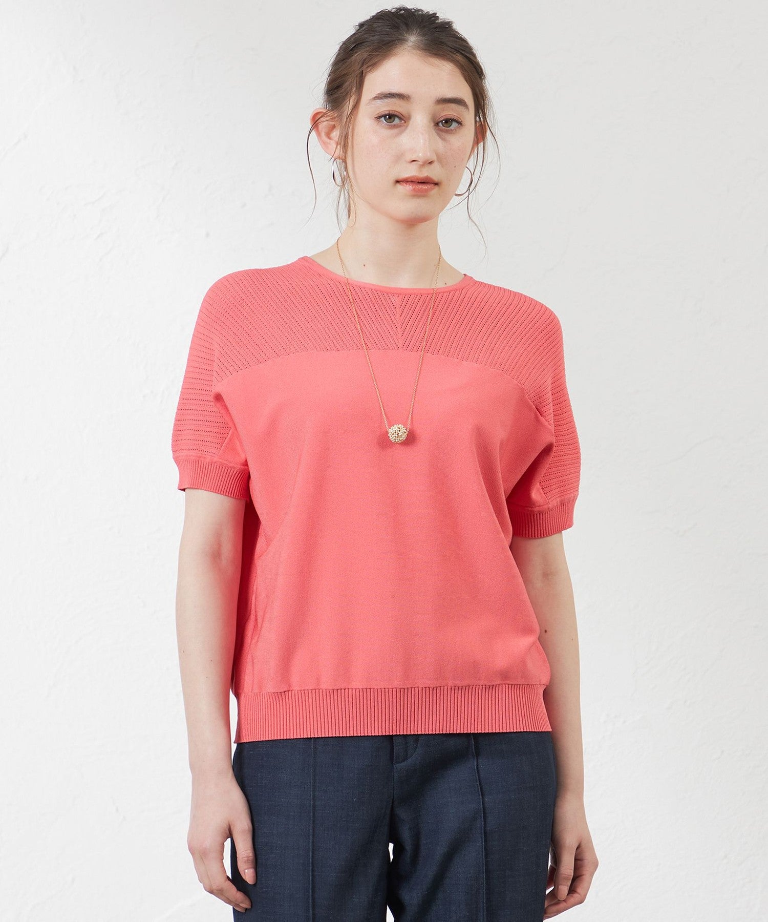 2231-V5N2157212__,12,モデル身長164cm 着用サイズ：38