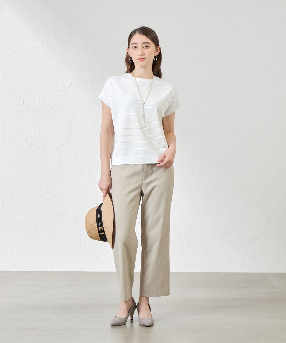 monaka　24枚 シャドーボーダーニット(トップス)｜AMACA(アマカ)の