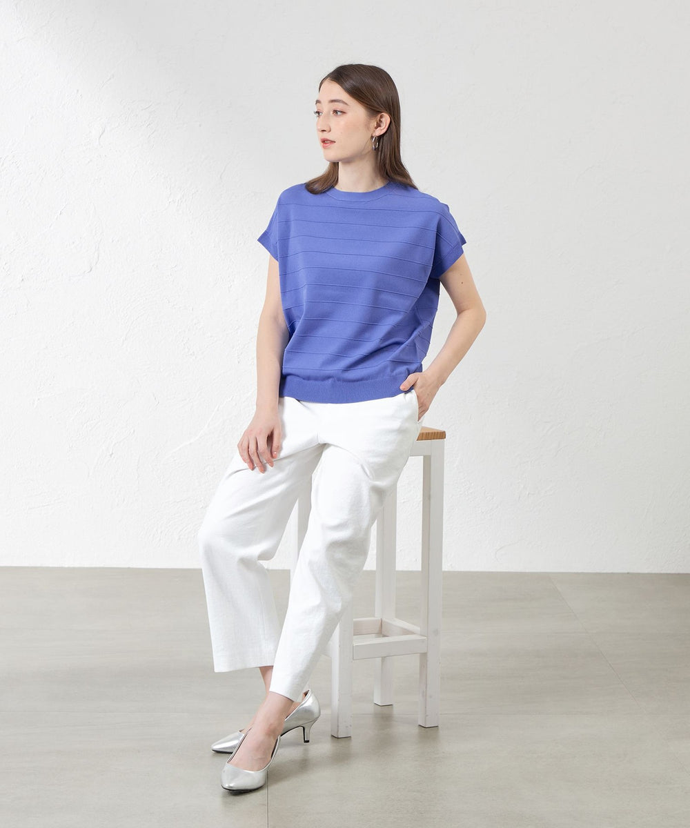 シャドーボーダーニット(トップス)｜AMACA(アマカ)の