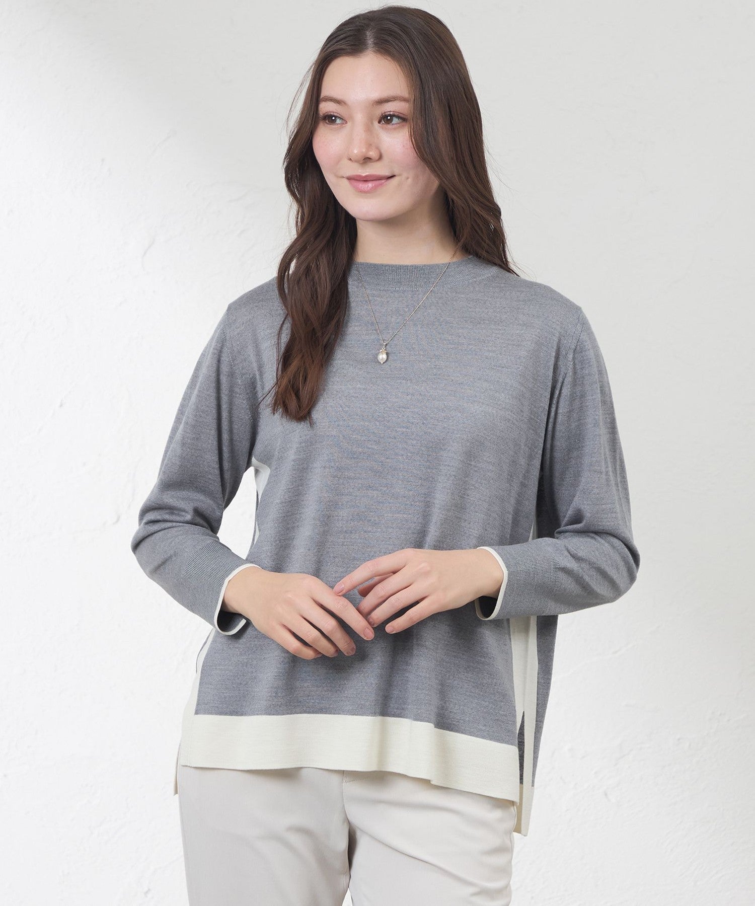 2231-V5N3369806__,06,モデル身長164cm 着用サイズ：38