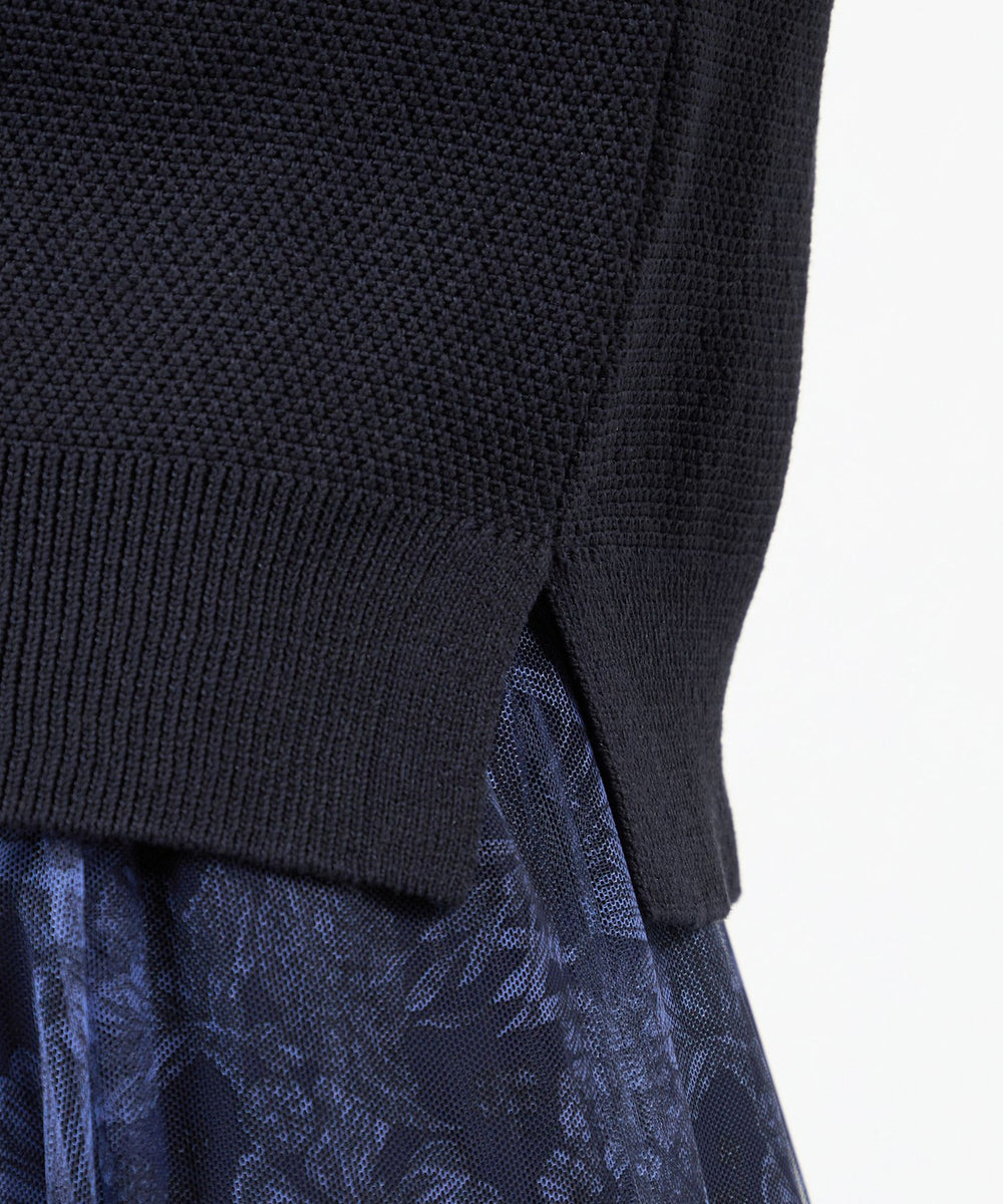 ペーパーヤーンショートニットベスト(トップス)｜AMACA(アマカ)の