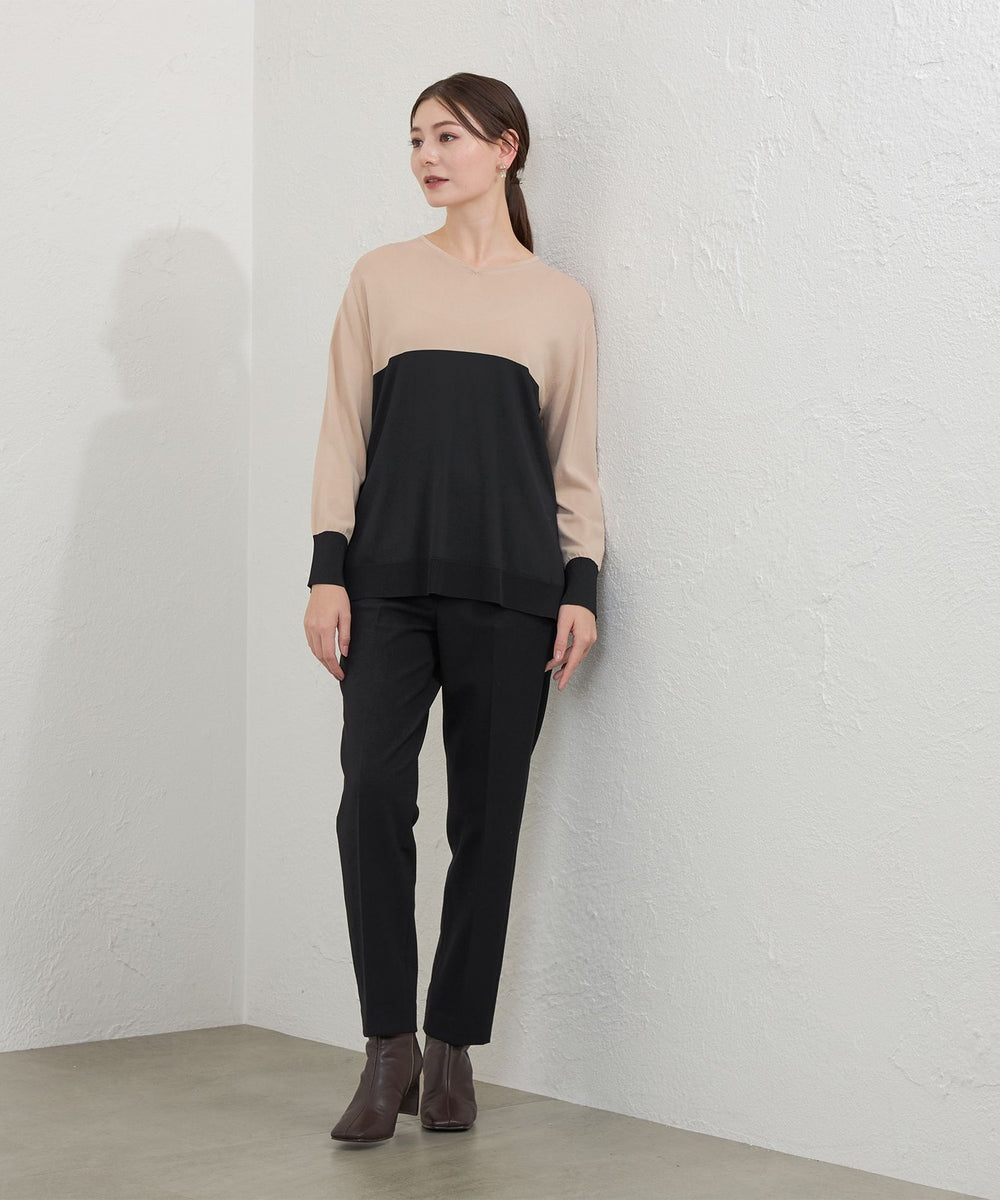 あんページです ニューライジングストレッチテーパードパンツ(パンツ)｜AMACA(アマカ