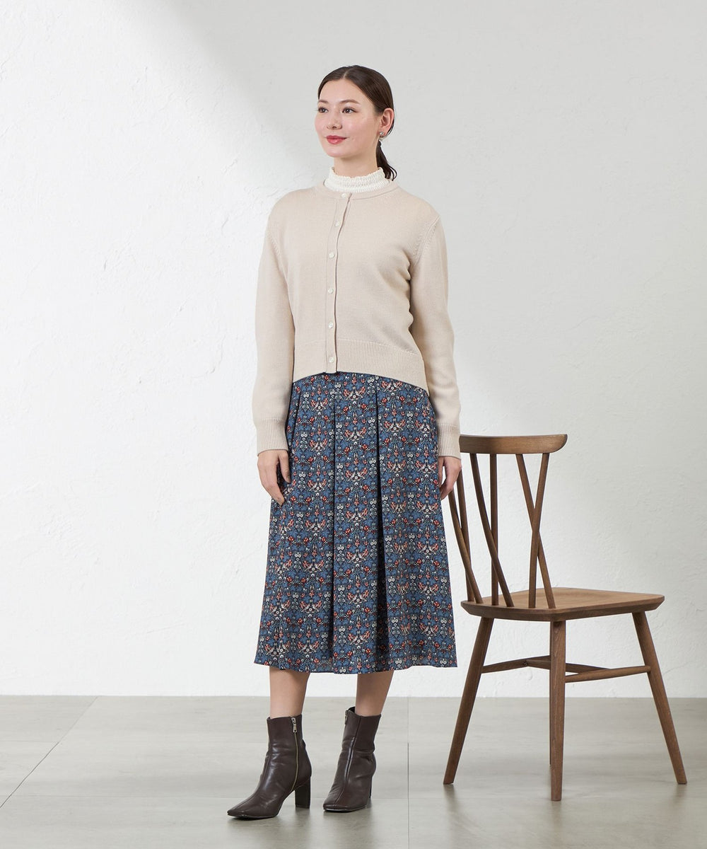 LIBERTY】Vine Thief バックサテンジョーゼットスカート(スカート