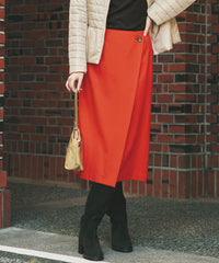 新品未使用　archivio オレンジスカート40 新品未使用 archivio オレンジスカート40 【公式通販】