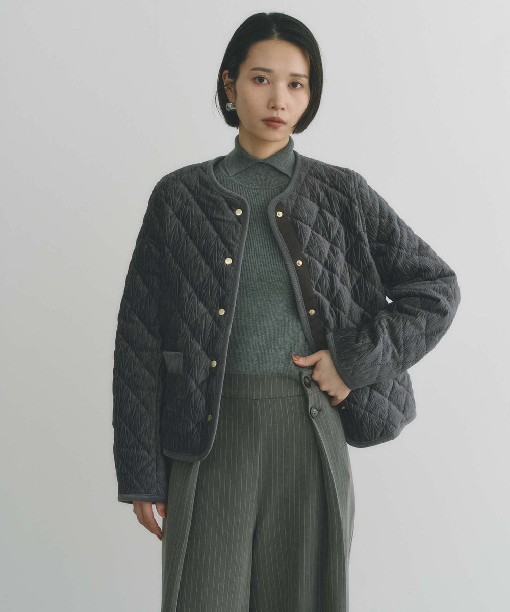 トレンドミックス】ベロアキルト ショートコート(コート)｜BIANCA