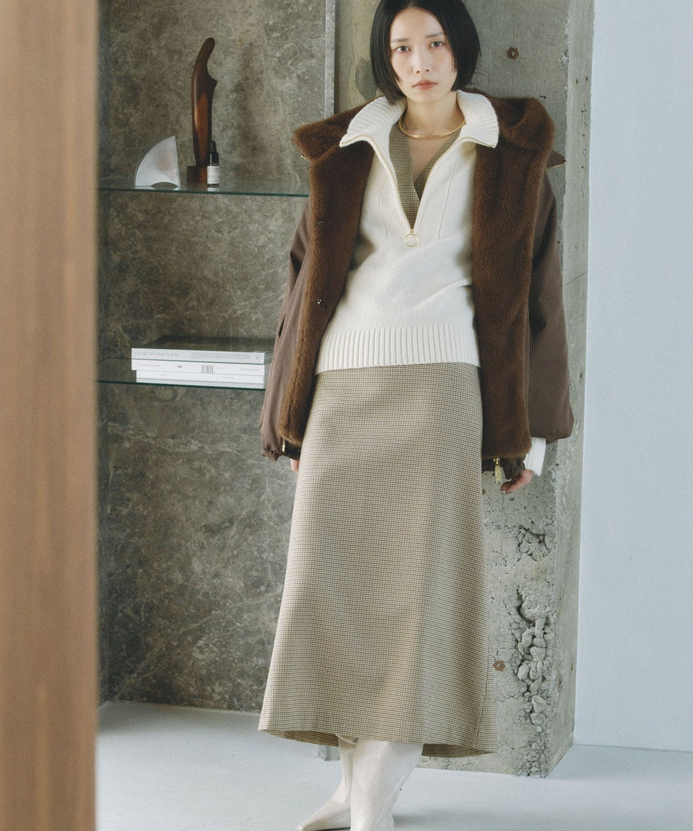 【氷ちゃんさん専用】CADTNE ホワイトファーコート CADTNE ホワイトファーコート 襟 ファーコート メンズ