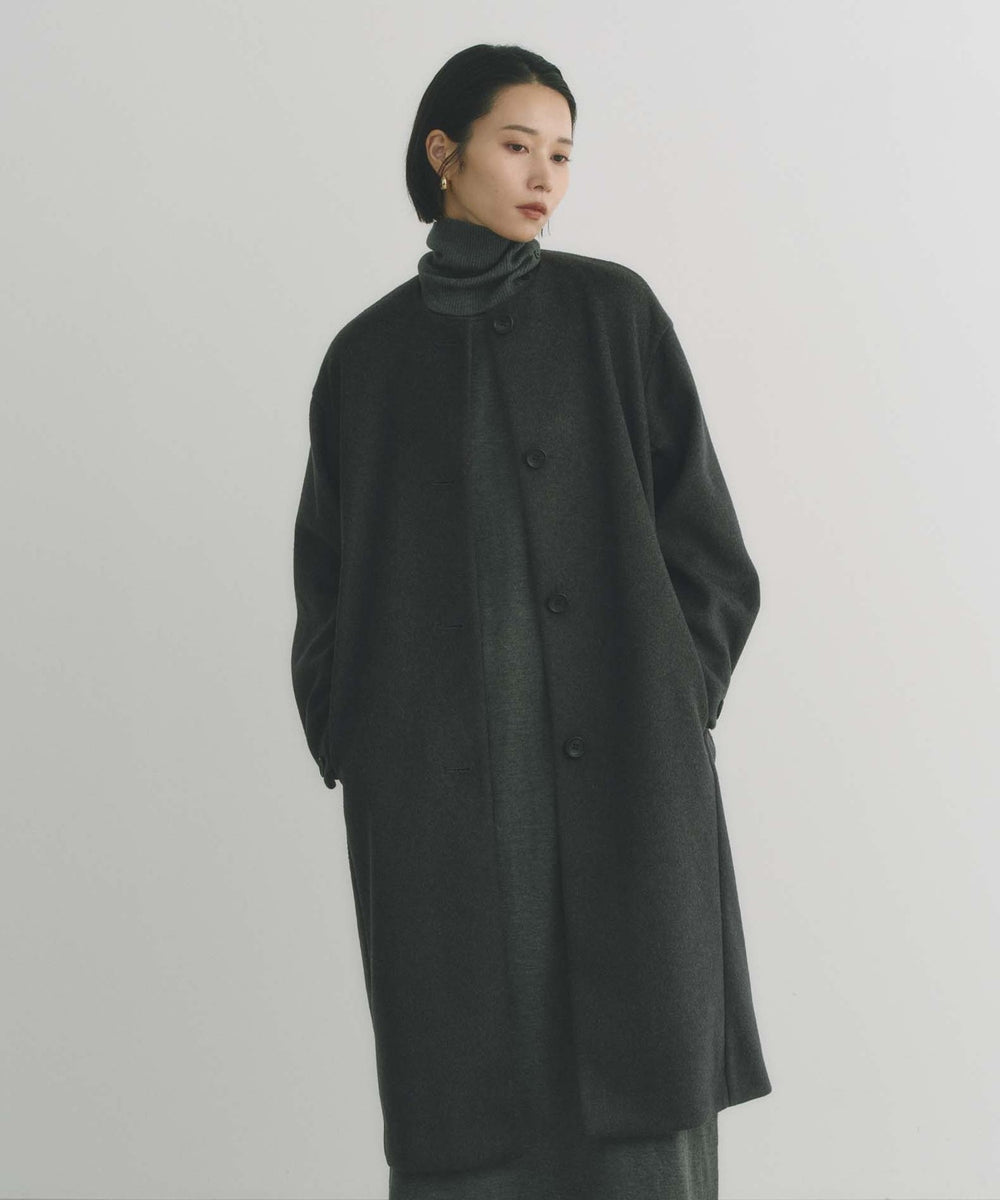 BAILA12月号掲載】【洗えるアウター】ミディ丈コクーンコート(コート