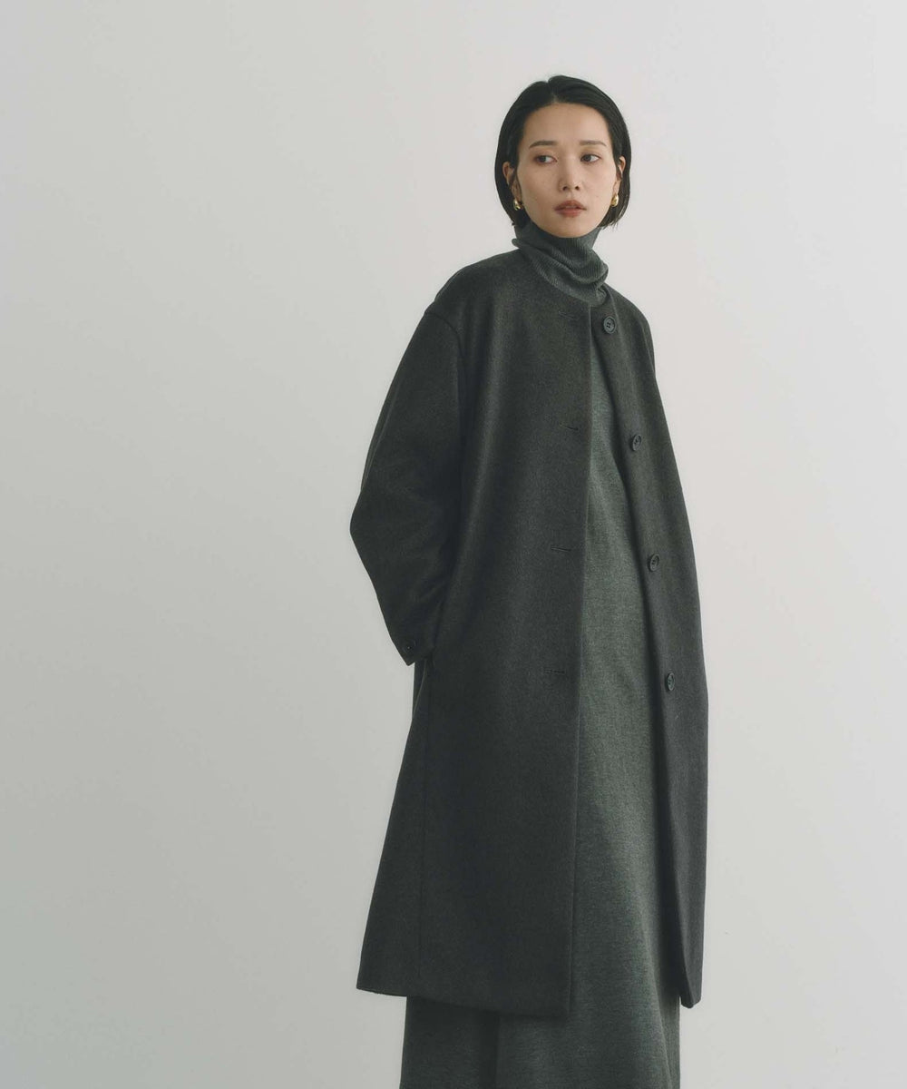 BAILA12月号掲載】【洗えるアウター】ミディ丈コクーンコート(コート