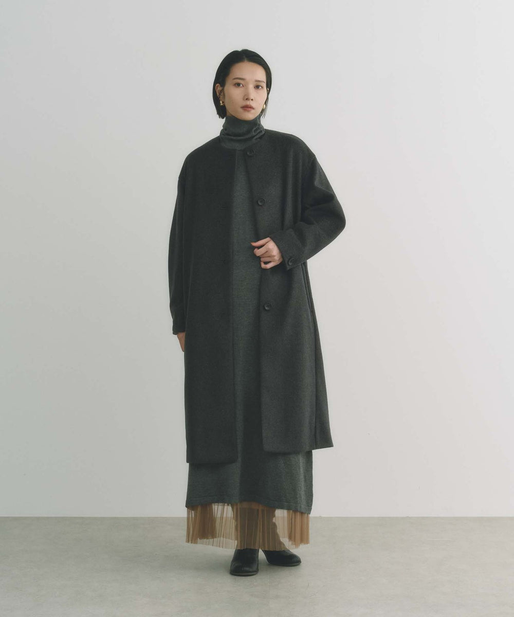 BAILA12月号掲載】【洗えるアウター】ミディ丈コクーンコート(コート