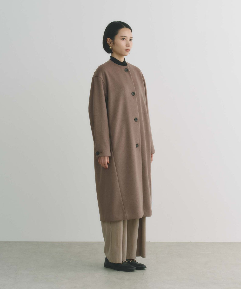 BAILA12月号掲載】【洗えるアウター】ミディ丈コクーンコート(コート