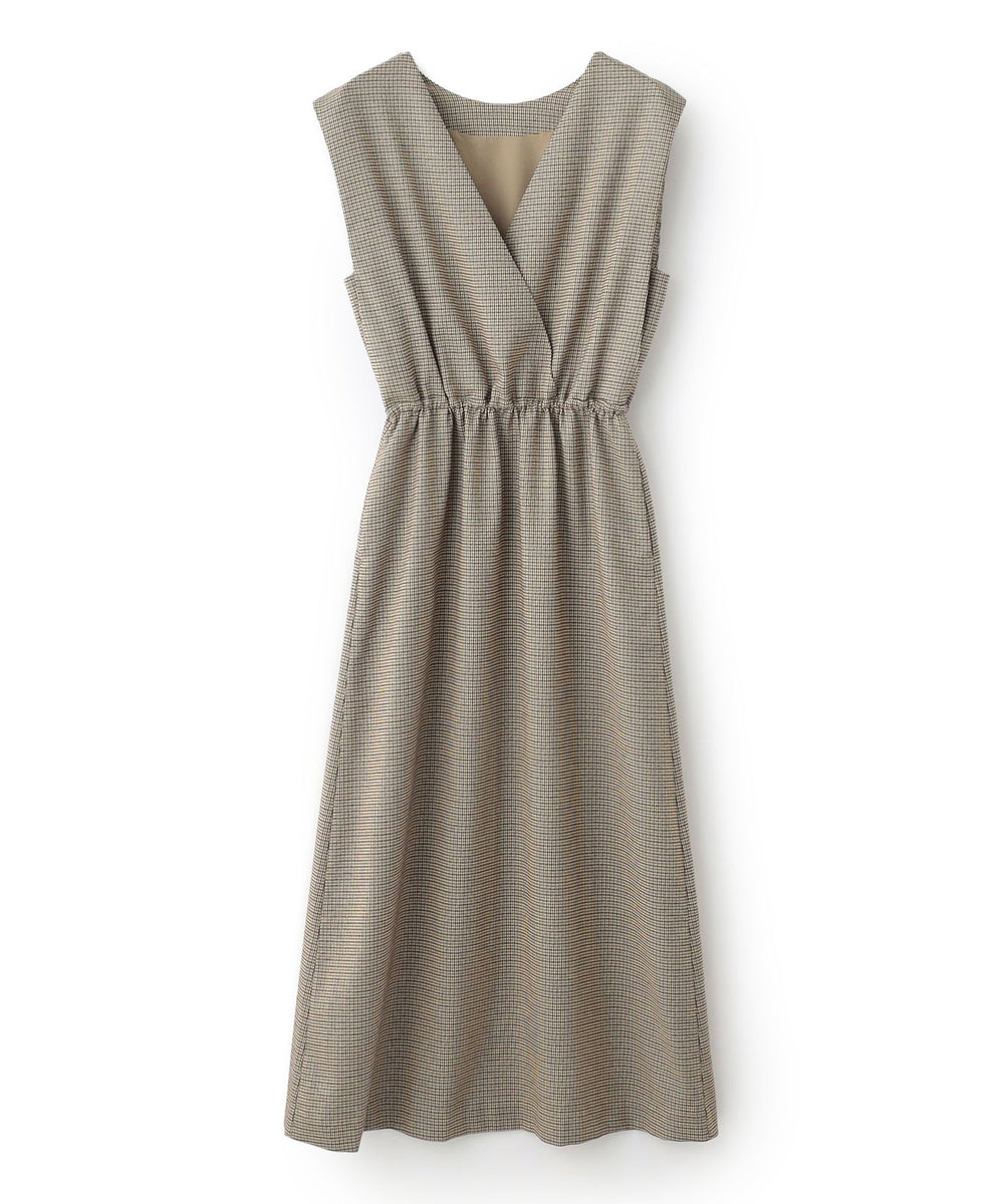 BAILA12月号掲載】【2WAY着回し】千鳥格子ナローワンピース(ワンピース