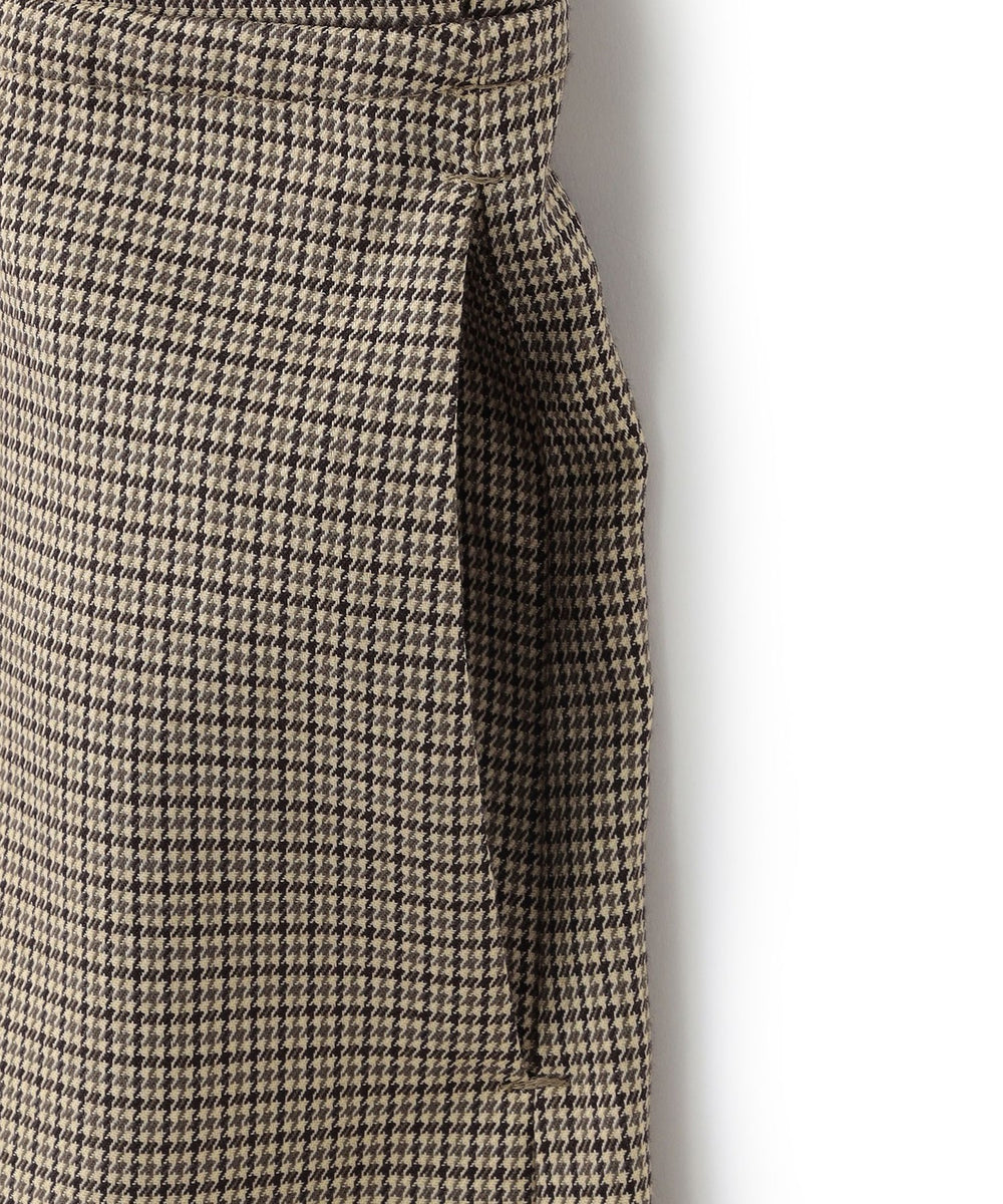 BAILA12月号掲載】【2WAY着回し】千鳥格子ナローワンピース(ワンピース