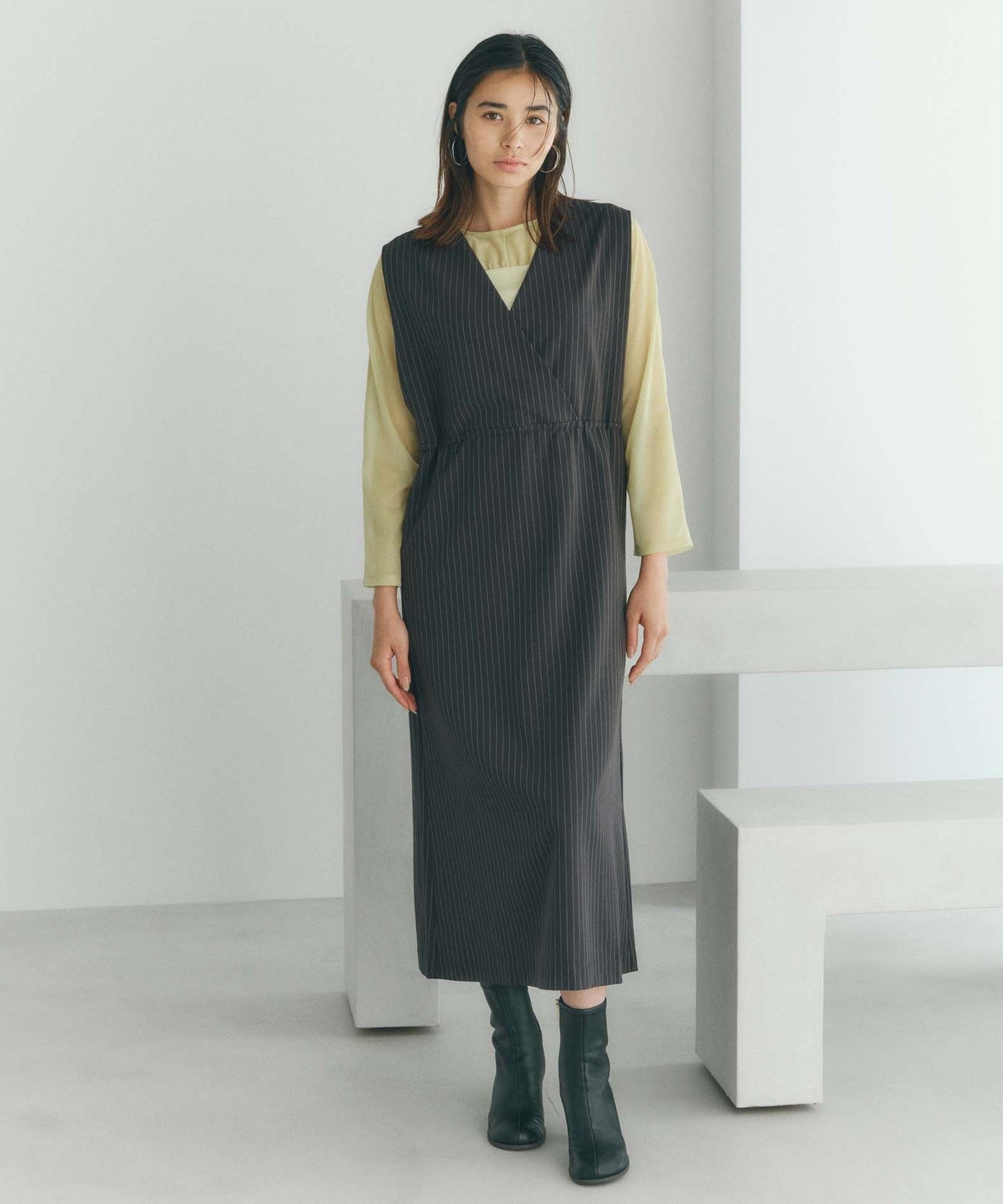 2271-W1J2764409__,09,モデル身長170cm 着用サイズ：38