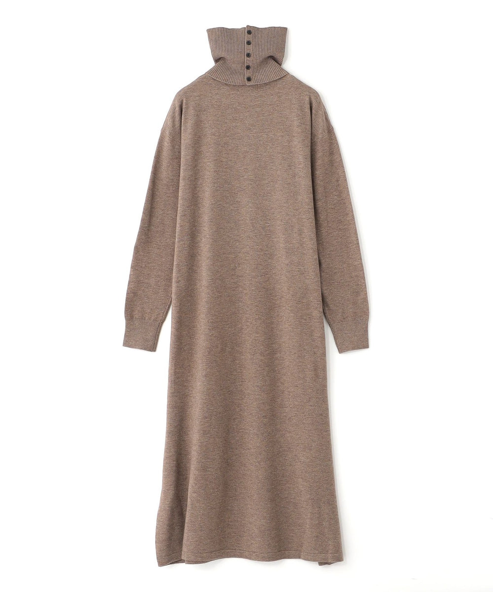 ネック取り外し2WAY】ニットロングワンピース(ワンピース