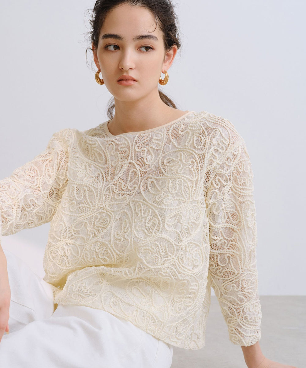 着映えリュクス】洗えるレースブラウス(トップス)｜BIANCA(ビアンカ)の