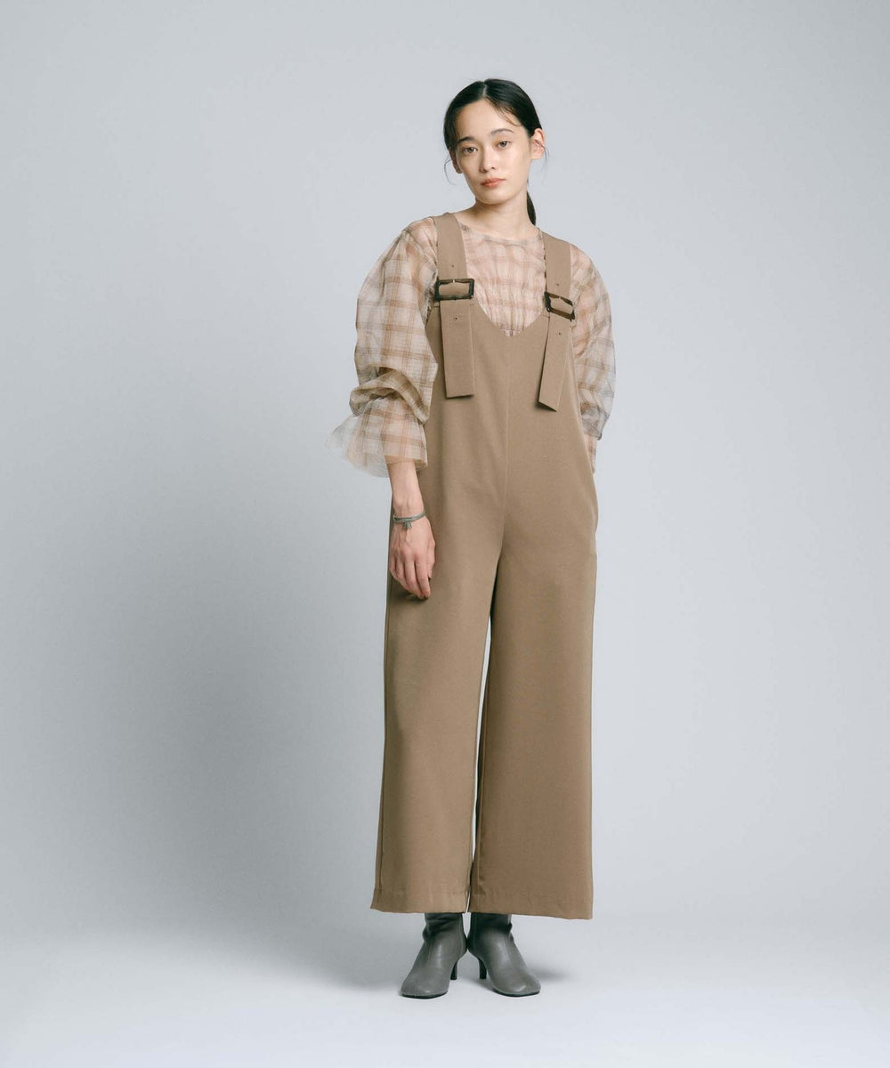 トレンドミックス】シアーチェックペプラムブラウス(トップス)｜BIANCA