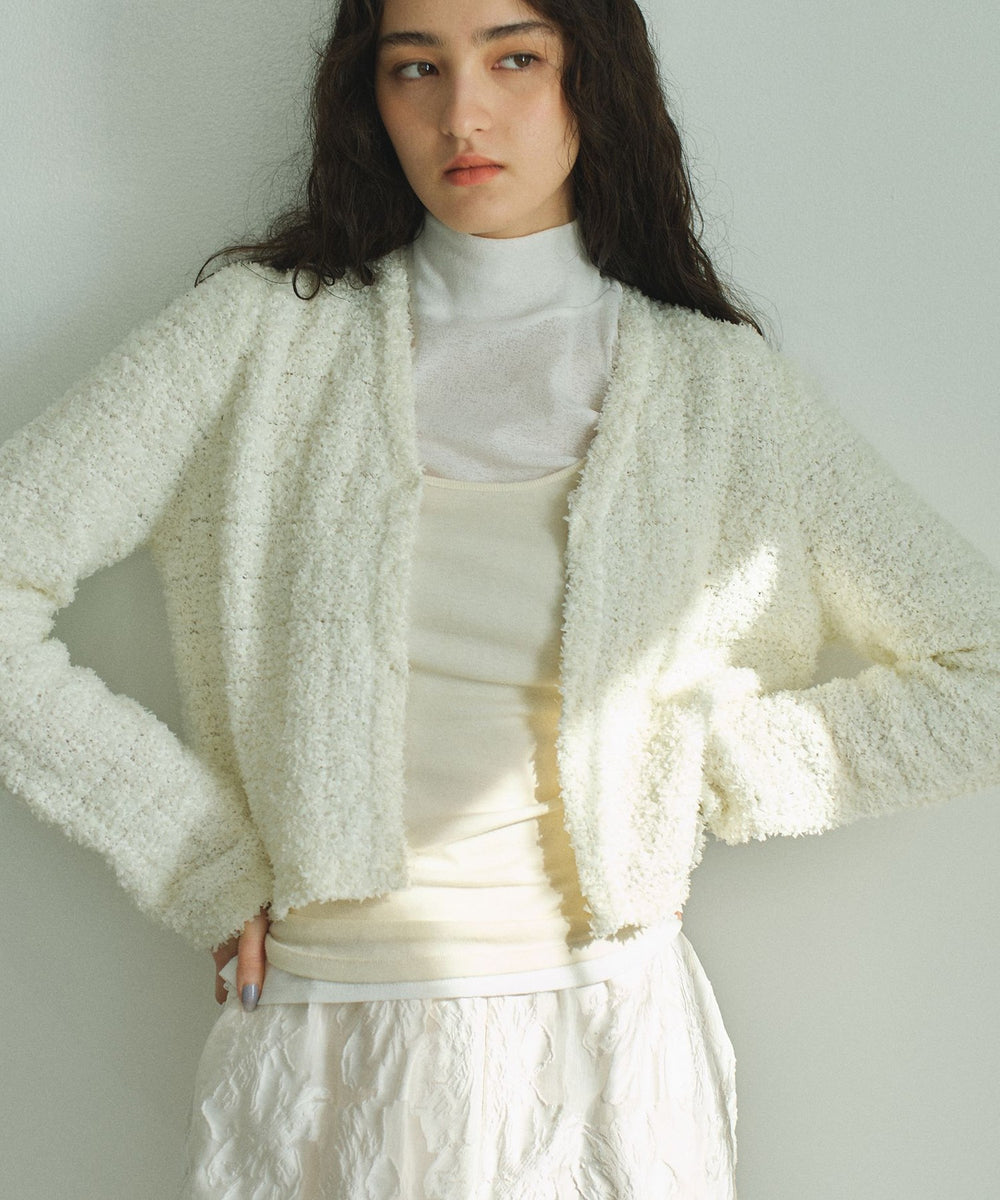 着映えリュクス】ツイーディーニットカーディガン(トップス)｜BIANCA