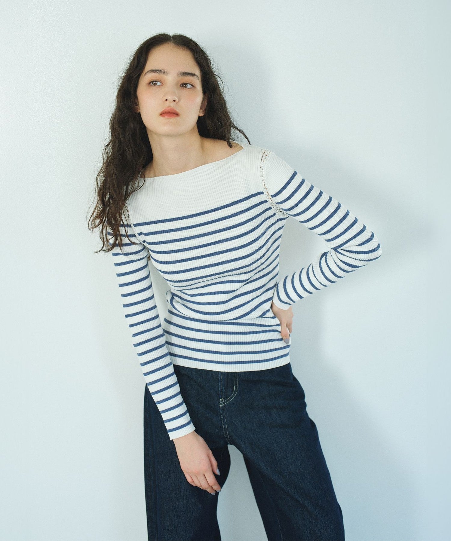 2271-W1N0570824__,24,モデル身長167cm 着用サイズ：M