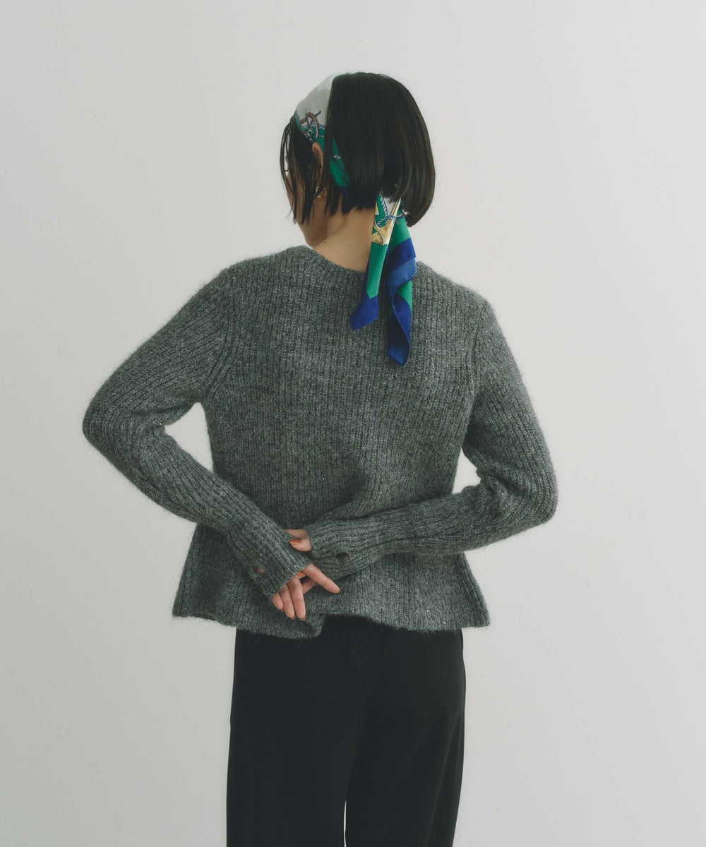 美シルエット】ペプラムデザイン2WAYニットカーデ(トップス)｜BIANCA