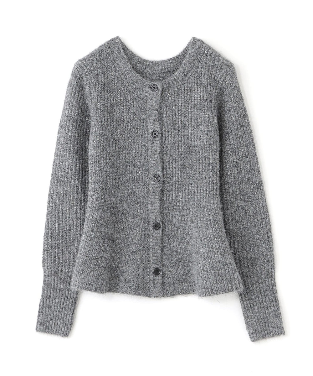 美シルエット】ペプラムデザイン2WAYニットカーデ(トップス)｜BIANCA