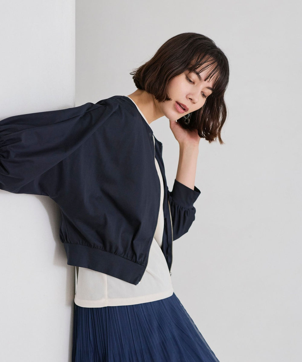 新品タグ付✨️セオリー ジップアップブルゾン 薄ピンク 新品タグ付✨️セオリー ジップアップブルゾン 薄ピンク