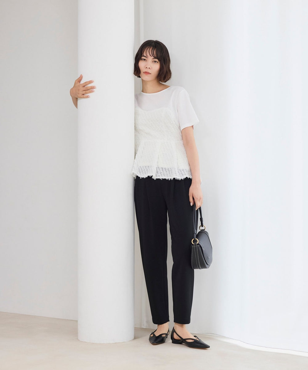 着映えデザイン】ジャカードビスチェコンビT(トップス)｜BIANCA