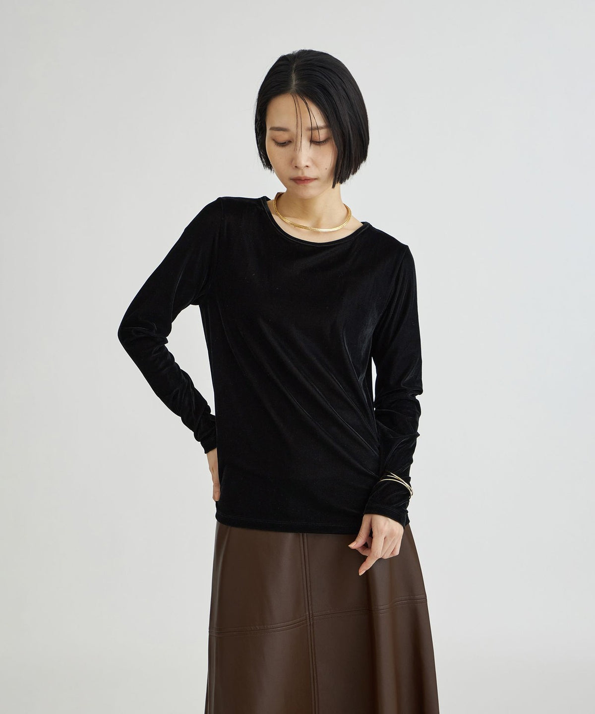 2271-W1P1587309__,09,モデル身長165cm 着用サイズ：38