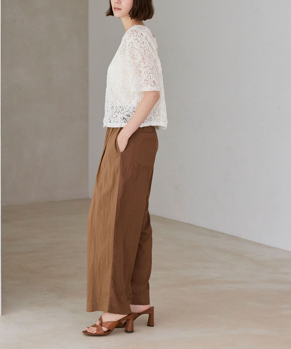 着回し抜群】ヴィンテージライク ワイドイージーパンツ(パンツ