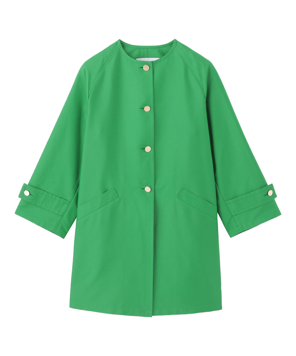 WELBURY NO COLLAR(ウェルベリーノーカーラー)】ダブルクロス製(コート